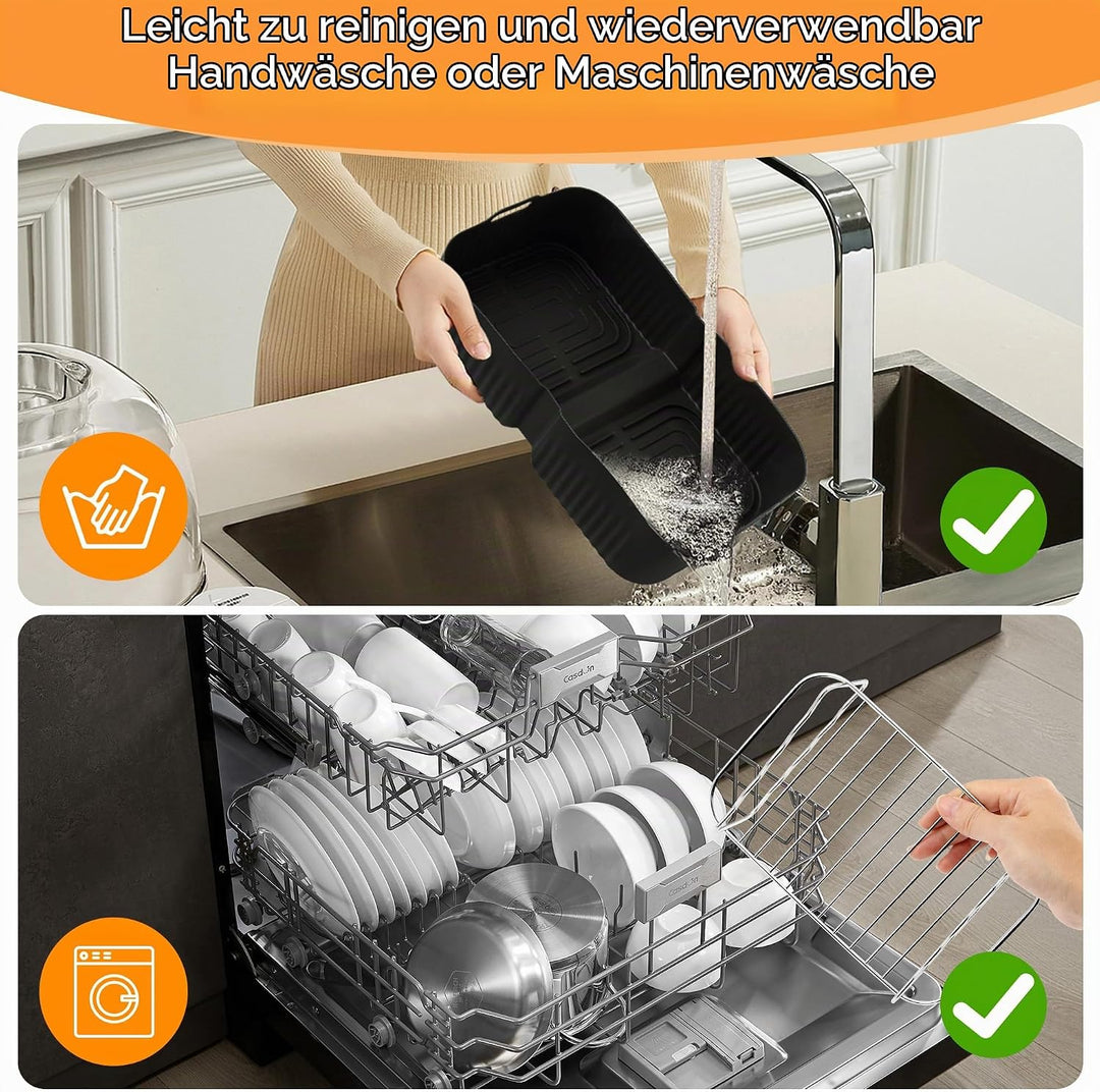 Zubehör für die Ninja Foodi FlexDrawer 10,4L Heissluftfritteuse AF500EU (20PCS),Silikonform für Airf