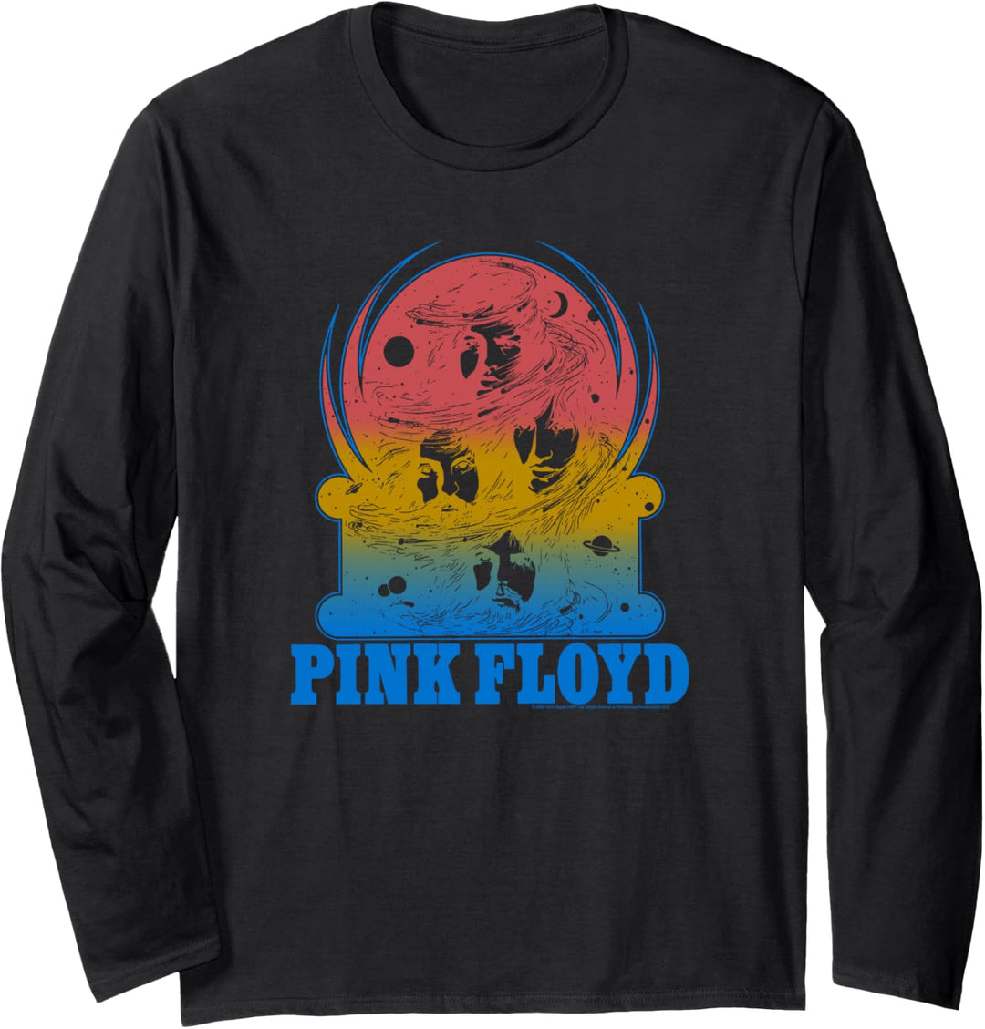 Pink Floyd Snow Globe Faces Langarmshirt
