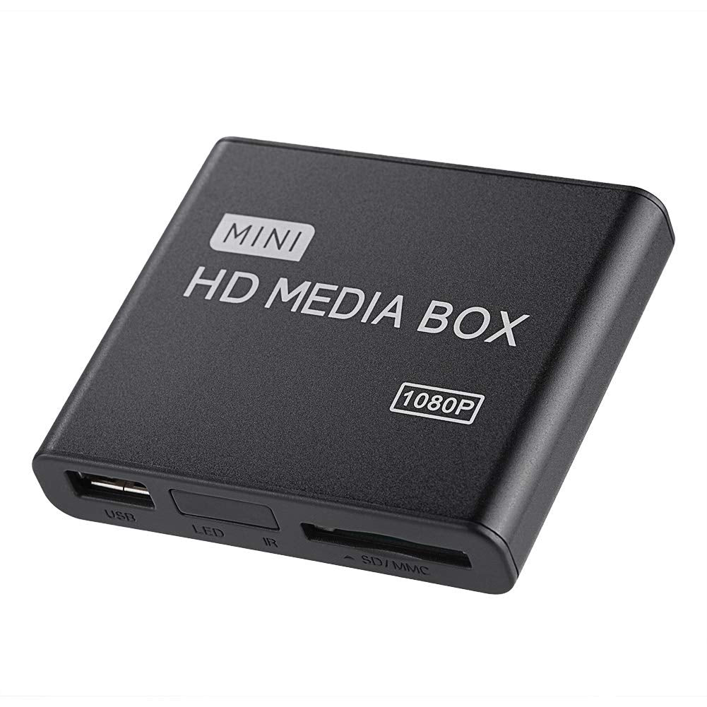1080P Full HD Box Media Player, 100 Mbit/S Media Player Box, Unterstützung für USB MMC RMVB MP3 AVI