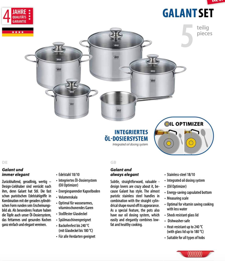 ELO Topfset Galant 5teilig ES