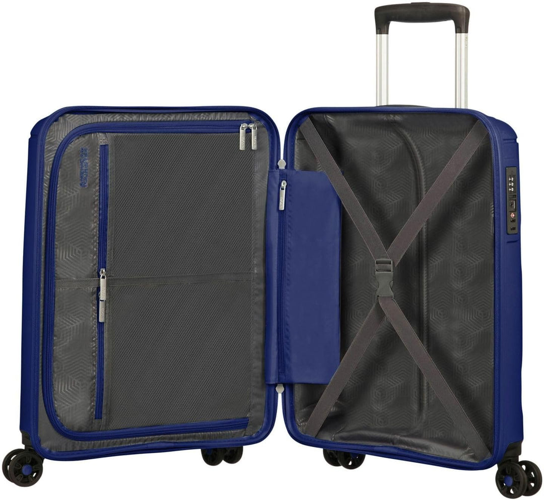 American Tourister Sunside - Spinner S Handgepäck, 55 cm, 35 L, Blau (Dark Navy) Spinner S (55 cm -