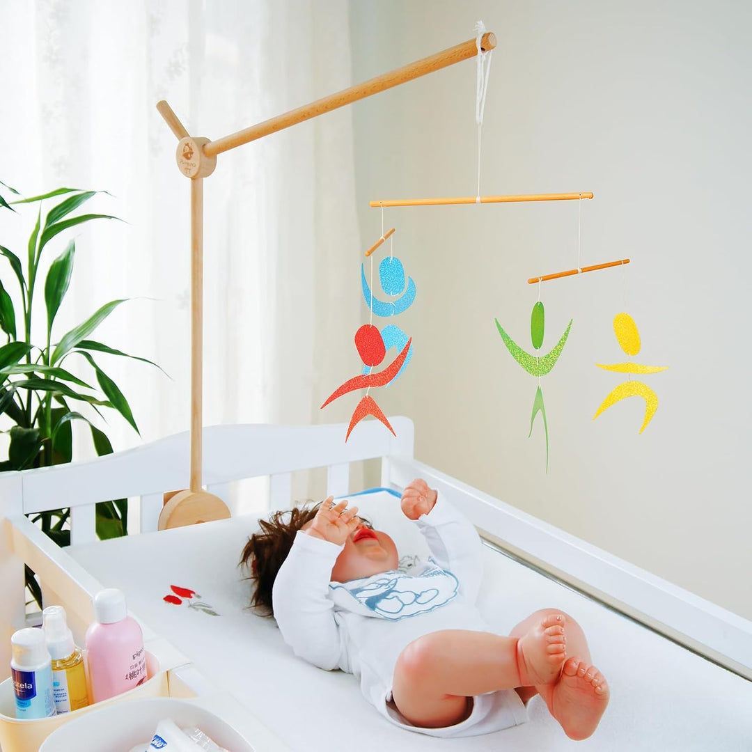 Sternentänzer Mobile, Montessori-Mobile, Babyspielzeug, Wickelspielzeug, Visuelle Verfolgung, Neugeb