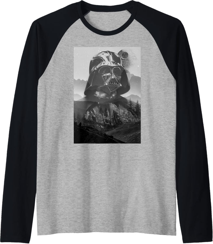 Star Wars Darth Vader Endor Station Super Imposed Raglan