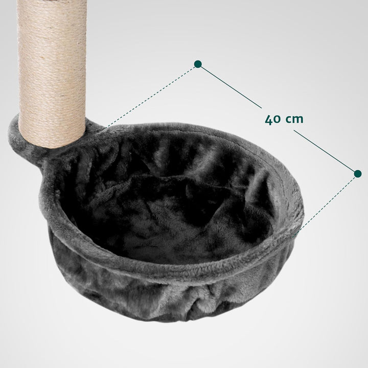 HAPPYPET Katzenhängematte für Kratzbaum Ø40 cm – XL Katzenmulde Ersatzteil – Stabile Liegemulde mit