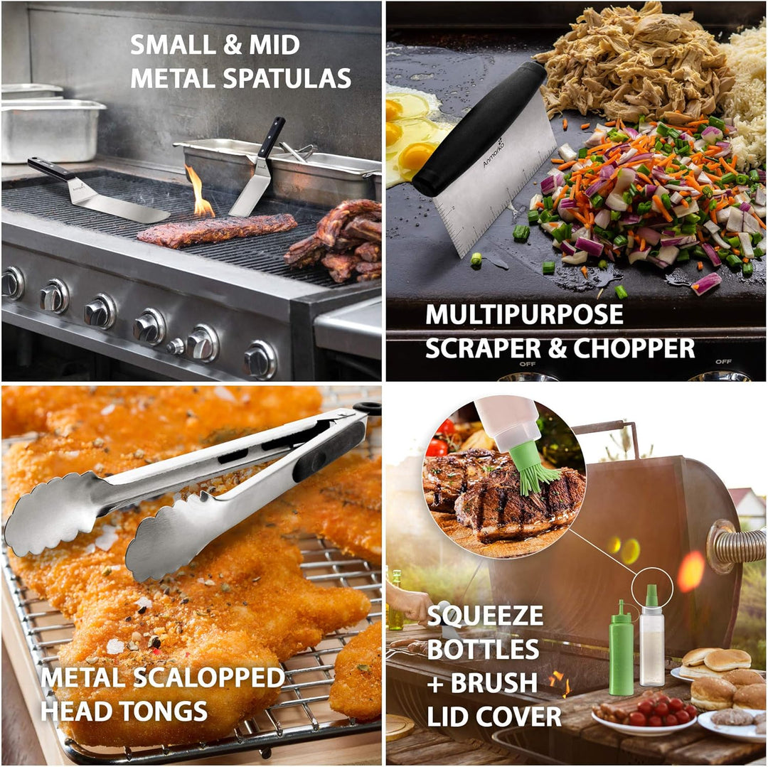 Exklusives Grillwender Set Abs Plastic Handle Set (Tongs And Bottles), Abs Plastic Handle Set (Tongs