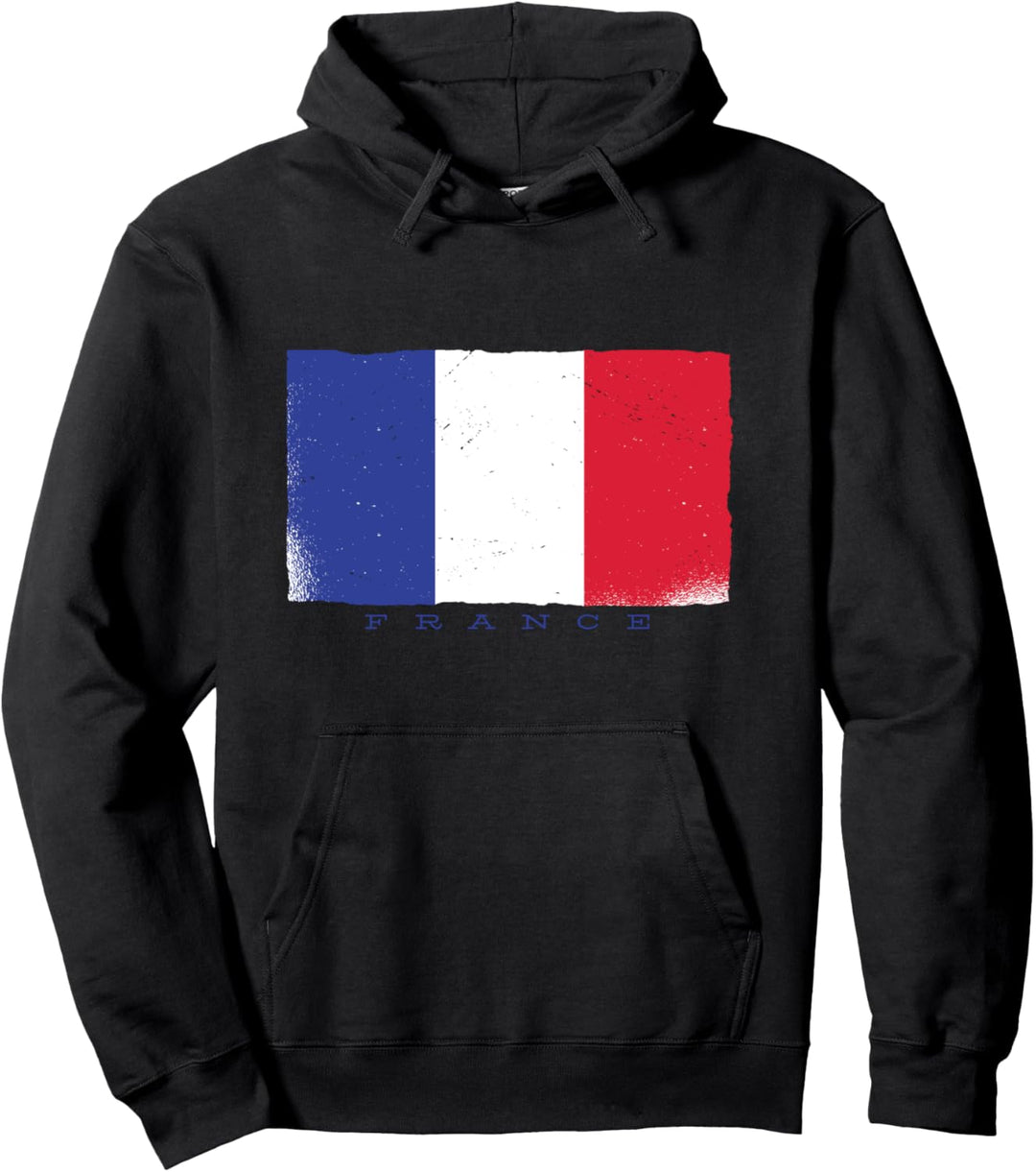 Paris Frankreich Französische Flagge Französisches Souvenir Pullover Hoodie