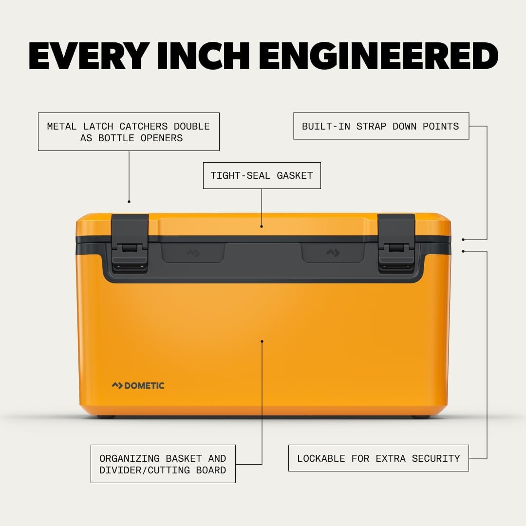 Dometic Recon Hardside - Passive Kühlbox - Effizientes Leichtes Design - Tragbare Thermobox für das