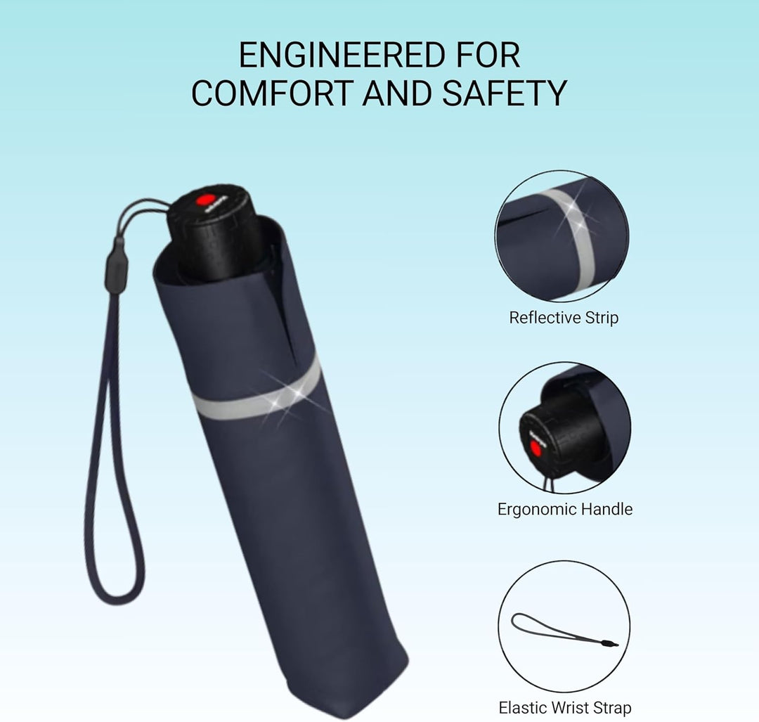 Knirps Rookie Manual Umbrella Navy, marineblau, M, marineblau