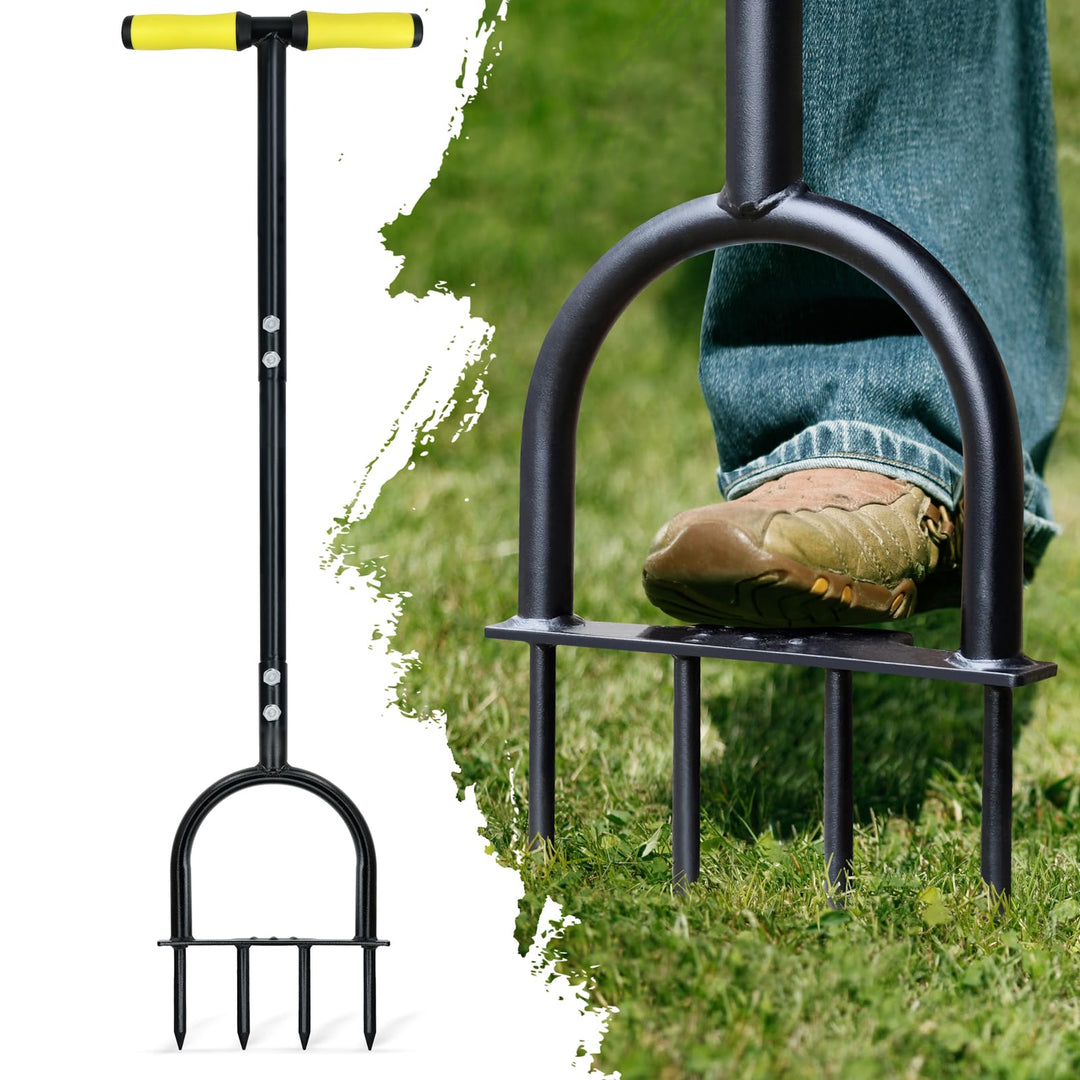 Colwelt Luftsprudler für Rasenspike, Gartenarbeit, Rasenbelüfter für verdichtete Böden und Rasen, ru