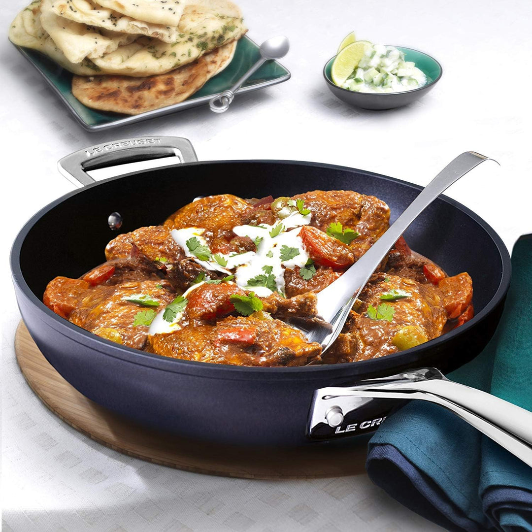 Le Creuset Aluminium-Antihaft hohe Pfanne mit Gegengriff#, Ø 30 cm, Für alle Herdarten inkl. Indukti