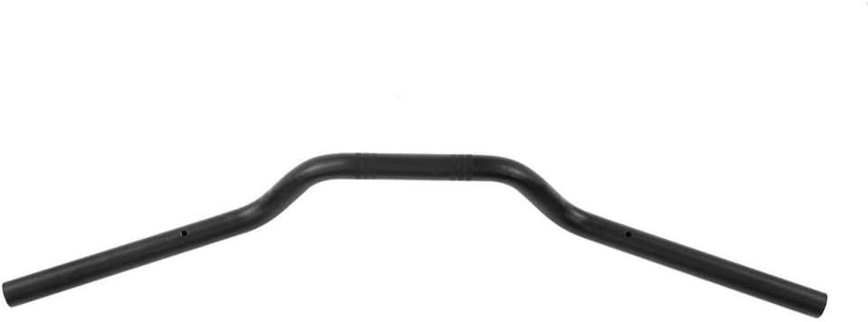 KIMISS Lenker für Motorrad,22 mm Universaler Motorradlenker aus Stahl+ CNC-Behandlung Schwarz, Schwa