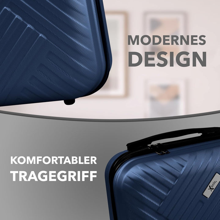 Xonic® Design Kosmetikkoffer aus ABS Hartschale – Robustes Beautycase als Handgepäck - Kosmetiktasch