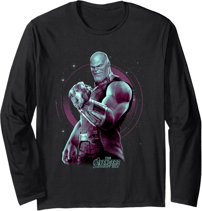 Marvel Avengers: Infinity War Thanos Portrait Langarmshirt