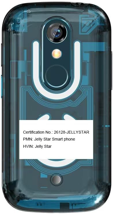 Unihertz Jelly Star (Blau) – Kleinstes 4G-Smartphone mit LED-Licht und 3-Zoll-Display, Android 13, 8