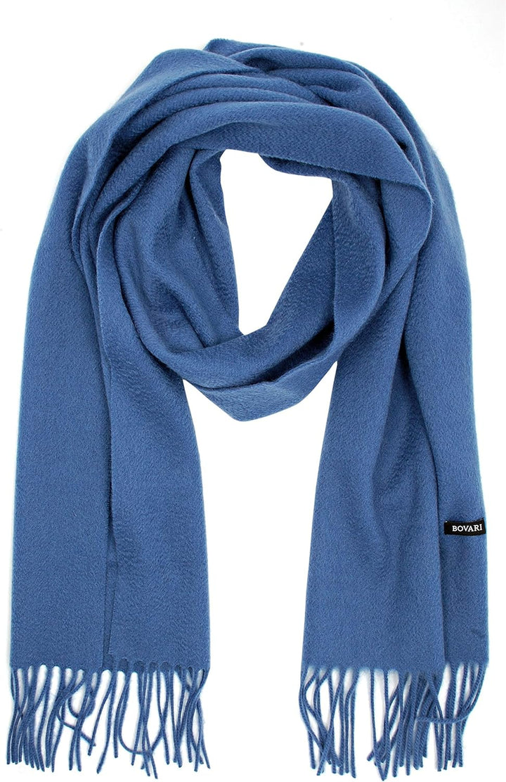 Bovari Kaschmir Schal Damen – 100% Kaschmir/Cashmere – Premium Qualität – 180 x 31 cm - viele Farben