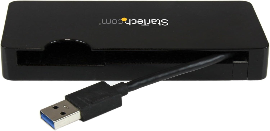StarTech.com USB 3.0 Universal Laptop Mini Dockingstation mit HDMI oder VGA, Gigabit Ethernet, USB 3