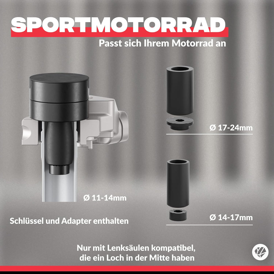 Shapeheart französische Innovation, magnetische Telefonhalterung für Sportmotorräder für Lenkerhälft