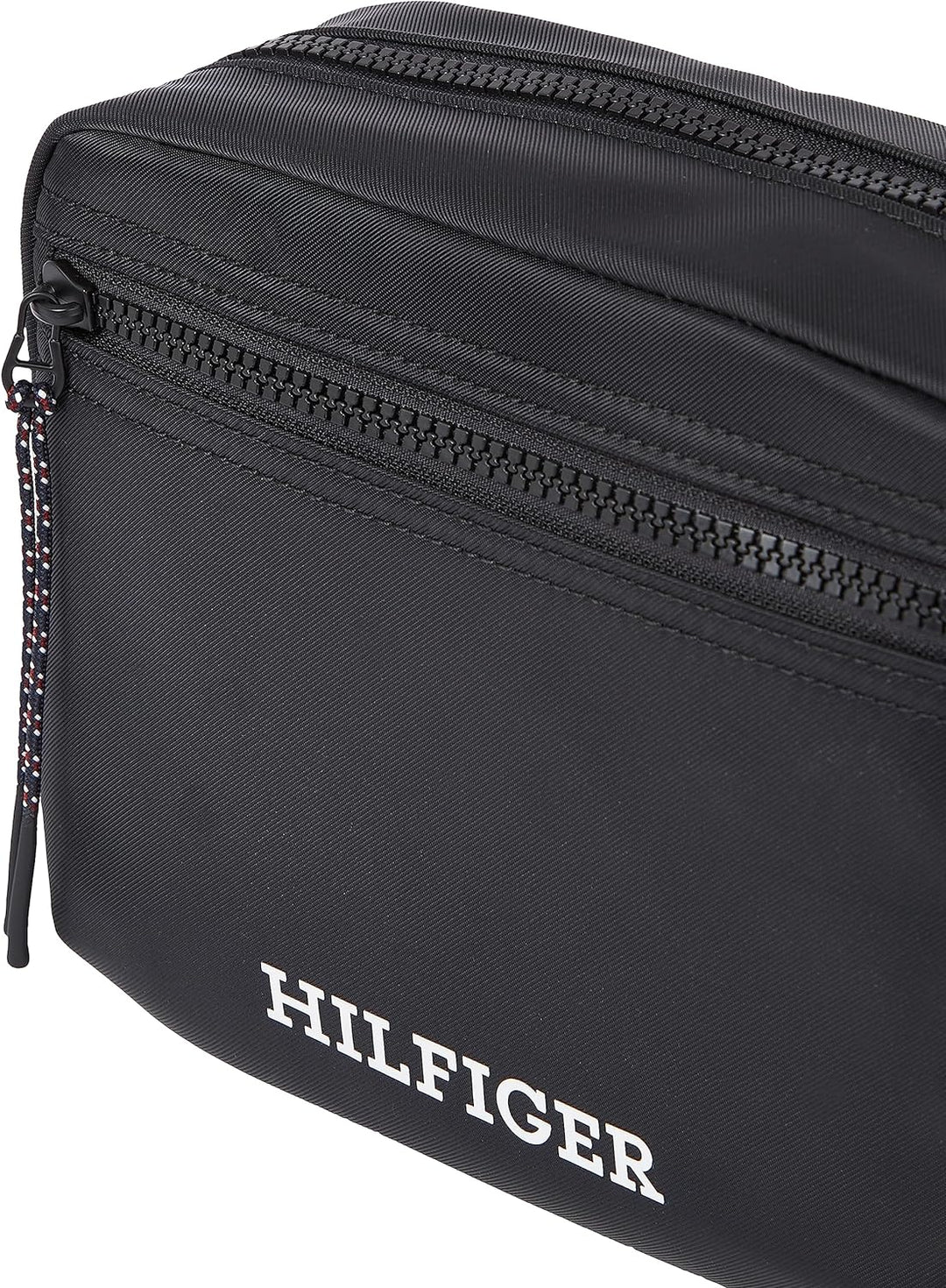 Tommy Hilfiger Herren Monotype Reporter-Tasche, Schwarz Einheitsgrösse Schwarz, Einheitsgrösse Schwa