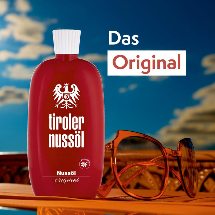 Tiroler Nussöl Original DOPPELPACK 2x 150ml |Das Original |Verleiht der Haut schon beim Auftragen ei