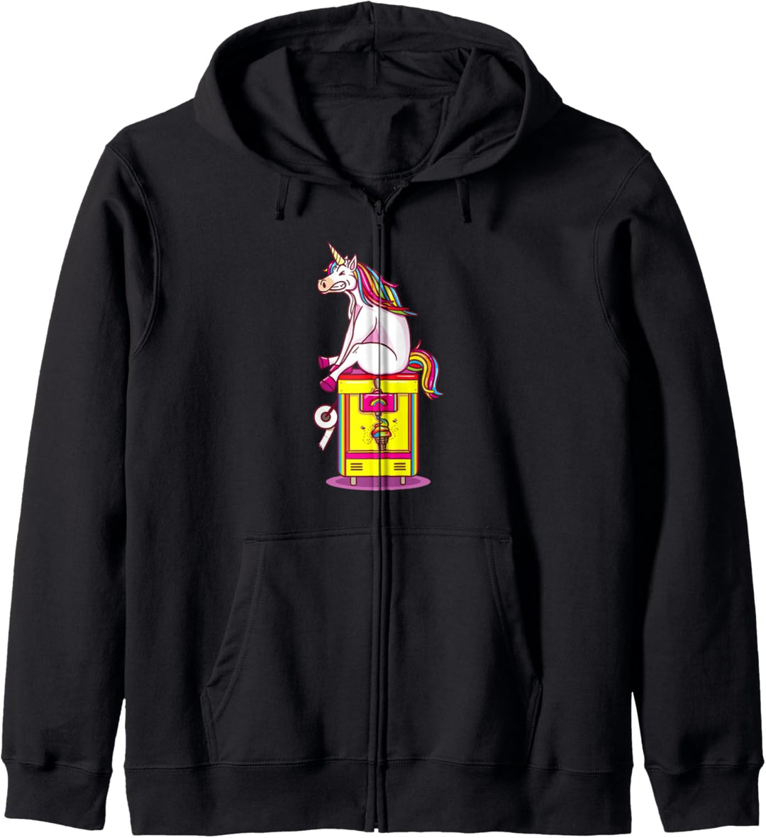 Einhorn kackt Eis Kapuzenjacke