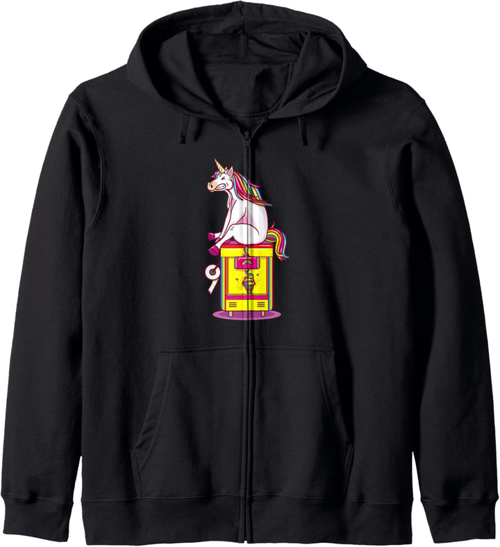 Einhorn kackt Eis Kapuzenjacke