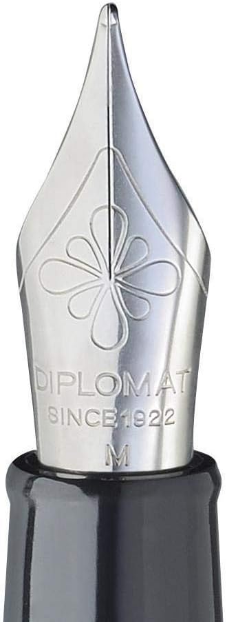 DIPLOMAT - D40703025 - Füller Traveller Violett - Mit Edelstahlfeder - Schick und elegant - 5-Jahre-