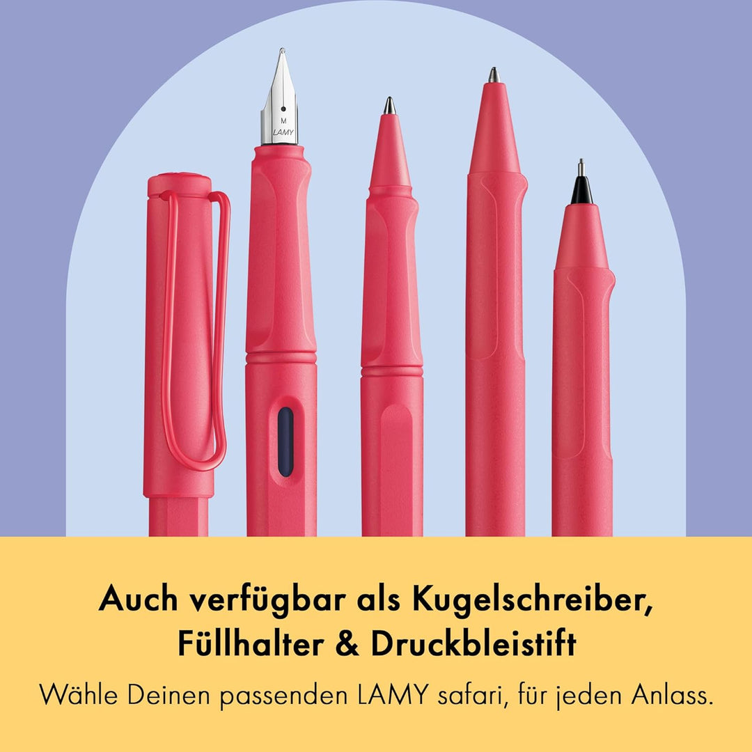 Lamy safari sunset Tintenroller – zeitlos klassischer Stift mit ergonomischem Griff & Strichbreite M