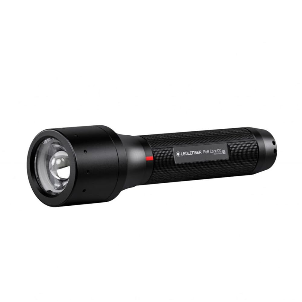 Ledlenser P6R Core QC LED Taschenlampe, Multicolor-LED (weiss, rot, grün, blau), aufladbar mit 18650
