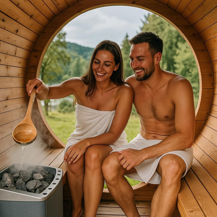 Sauna Aufguss Konzentrat Mandarine - 1 Liter in HDPE-Flasche mit Tropfverschluss und Kindersicherung