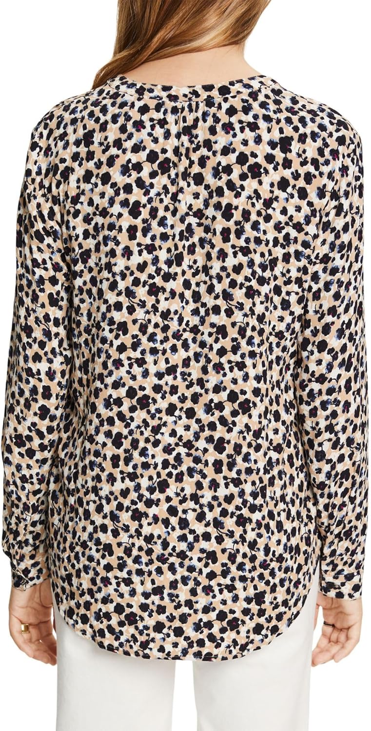 ESPRIT Damen Bluse, 288/Sand 4