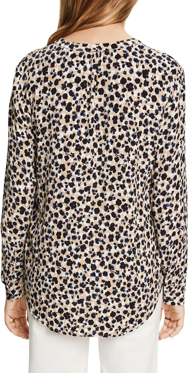 ESPRIT Damen Bluse, 288/Sand 4