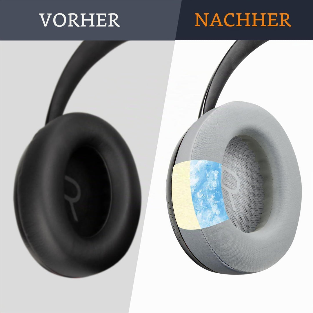 SOULWIT Kühlgel Ersatzpolster Ersatz Ohrpolster für Bose 700 (NC700 NC 700) Noise Cancelling Kopfhör