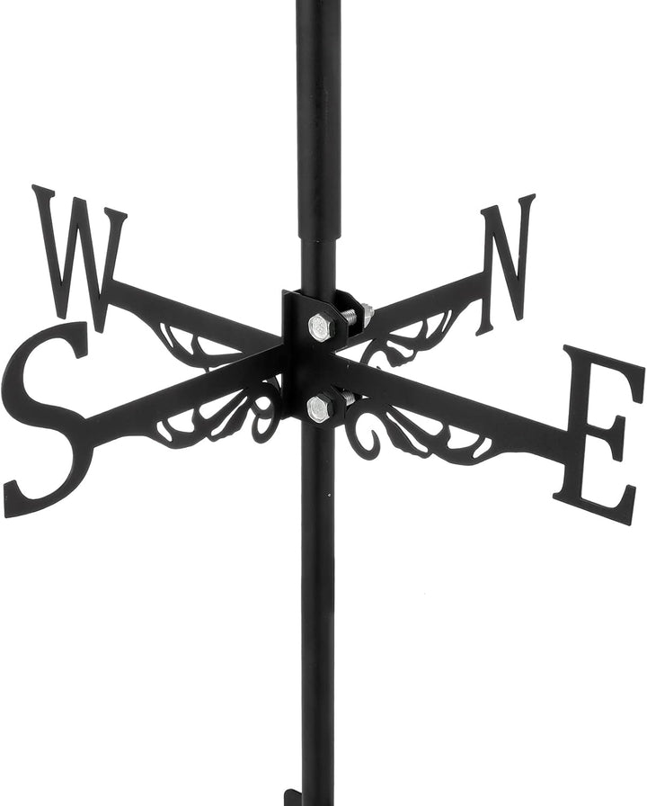 Dyna-Living Wetterhahn Windfahne Weather Hexe Weather Vane Metall Hexe Weathervane Retro Wind Vane M