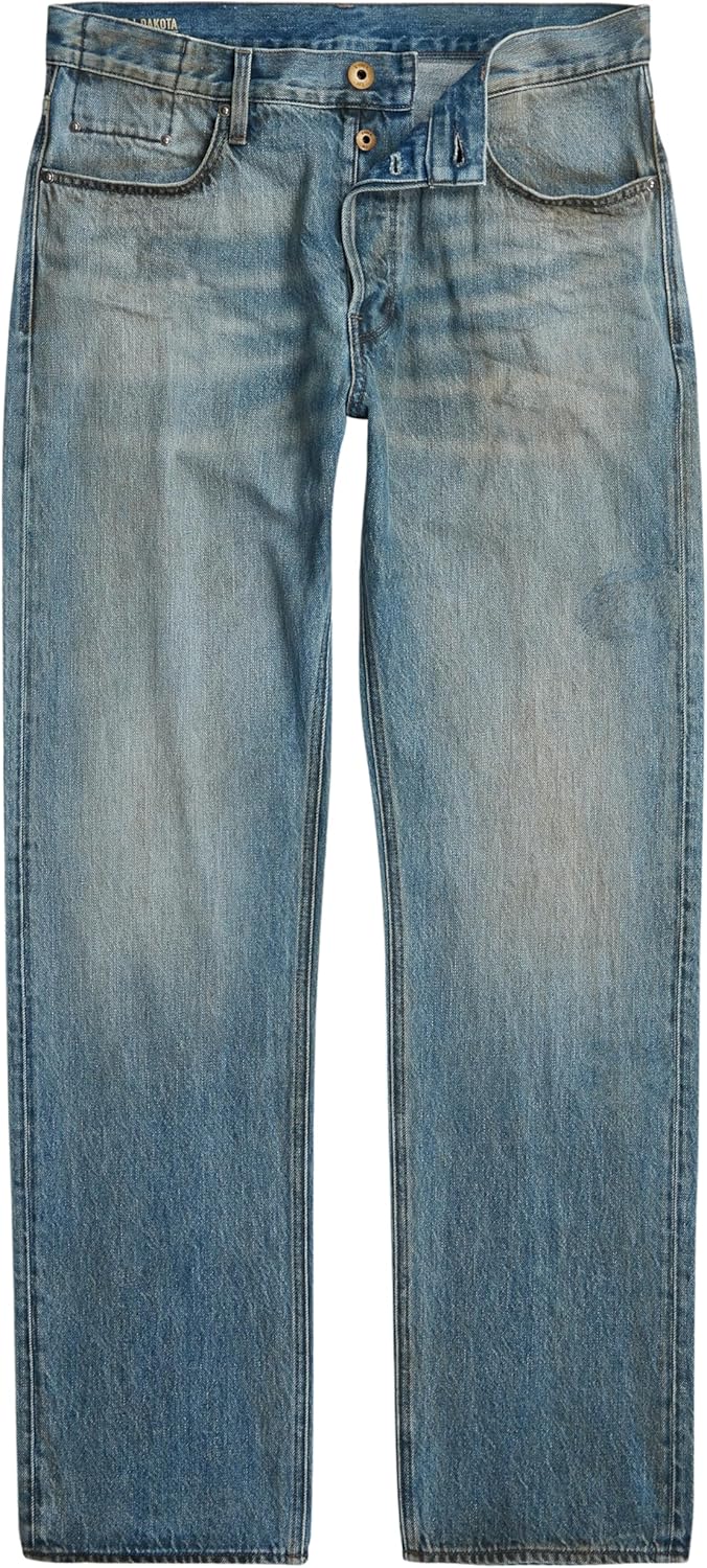 G-Star RAW Herren Dakota Regular Straight Jeans 30W / 30L Blau (Vintage Gold Digger D23691-d788-h117