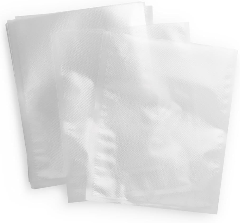 Allpax Vakuumbeutel 40 x 50 cm, 100 Stück extra dick, mit Prägung, Kunststoffbeutel zum Vakuumieren
