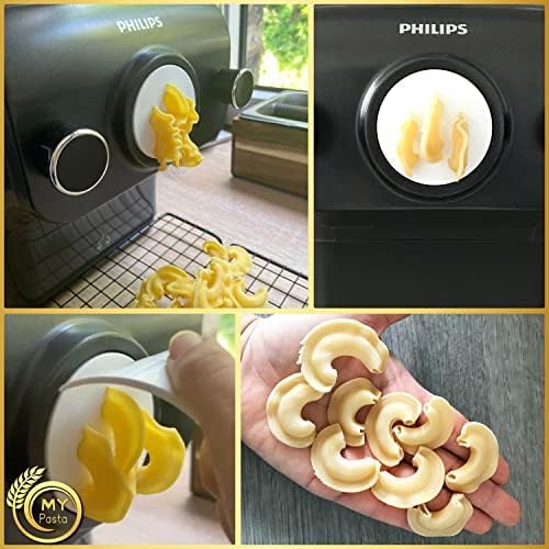 MY Pasta Pastadisc aus POM - Creste Ondulate/Hörnchen mit Wellen - Philips Pasta Maker Avance 7000 P