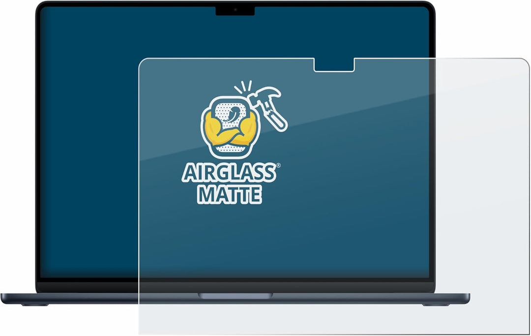 BROTECT Entspiegelungs Schutzglas für Apple MacBook Air 15" M5 2026 Schutzfolie Glas Matt [Extrem Kr