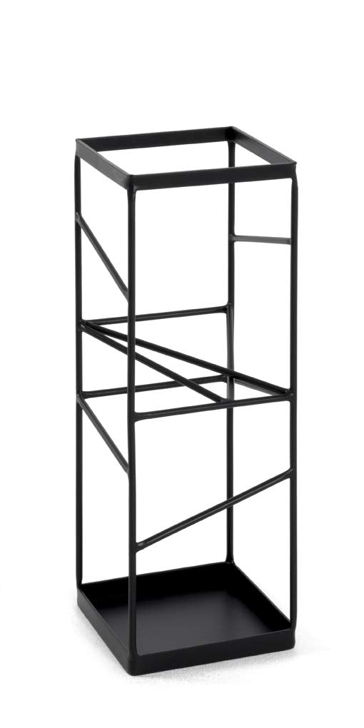HAKU Möbel Schirmständer, Metall, schwarz, B 17 x T 17 x H 49 cm, Schwarz