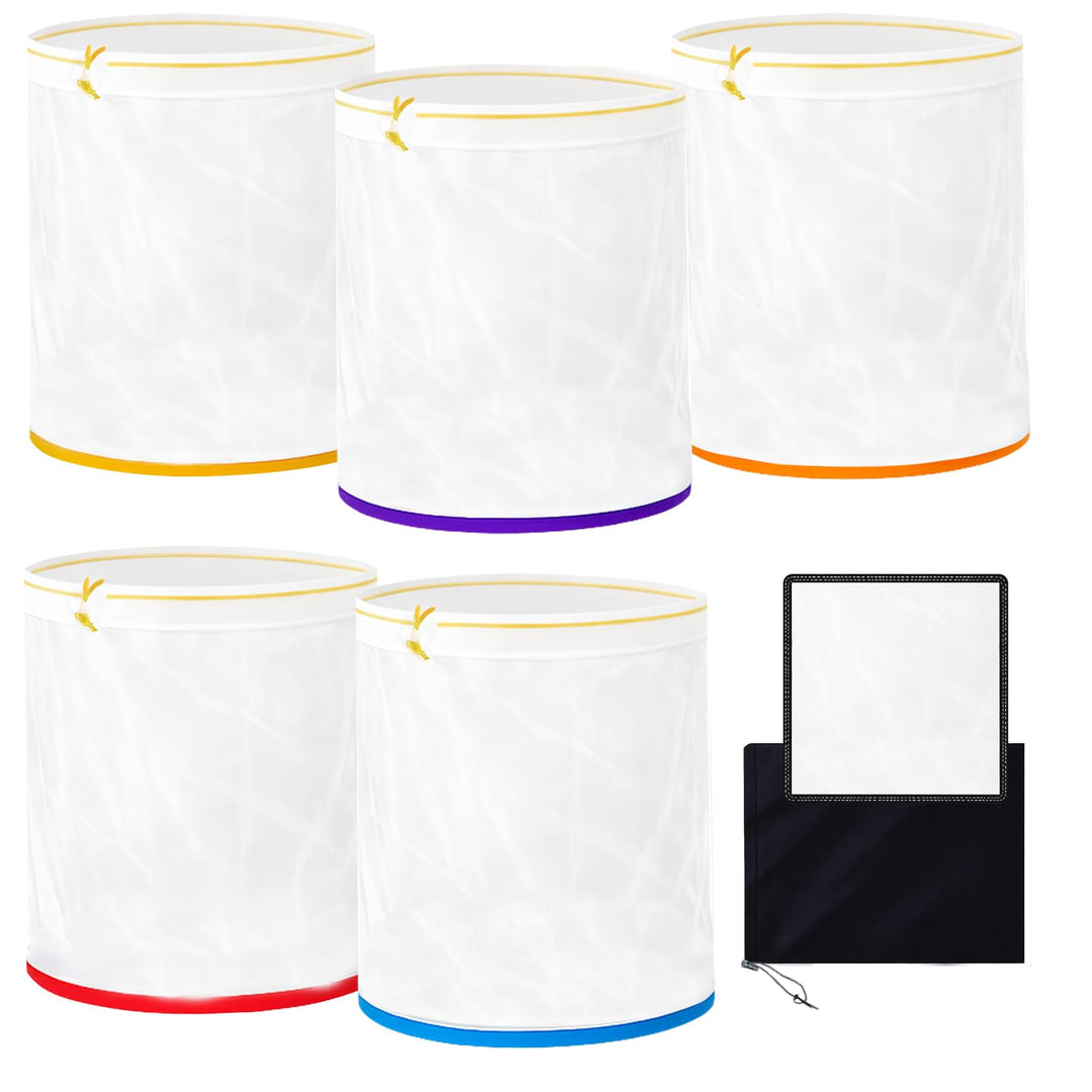 Bubble Bags, Bubble Hash Bag Set 1 Gallonen 5 Beutel Set, Presssieb und Aufbewahrungsbeutel Kit für