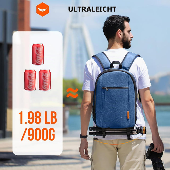 TARION Kamerarucksack Klein Fotorucksack Kameratasche: Kamera Rucksack Kompakt Kamerarucksäcke Leich