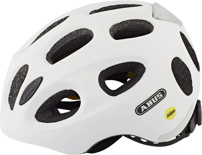 ABUS Kinderhelm Youn-I MIPS - Fahrradhelm mit Licht, Reflektoren und Aufprallschutz (MIPS) - für Mäd