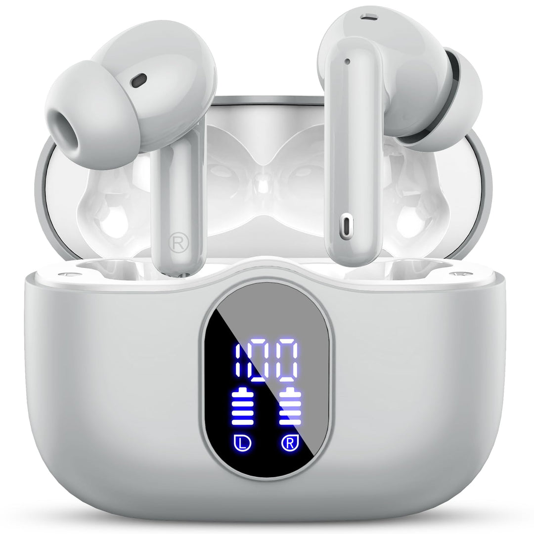 Btootos Bluetooth Kopfhörer, Kopfhörer Kabellos Bluetooth 5.4 Sport In Ear Kopfhörer mit 4 Mikrofon,