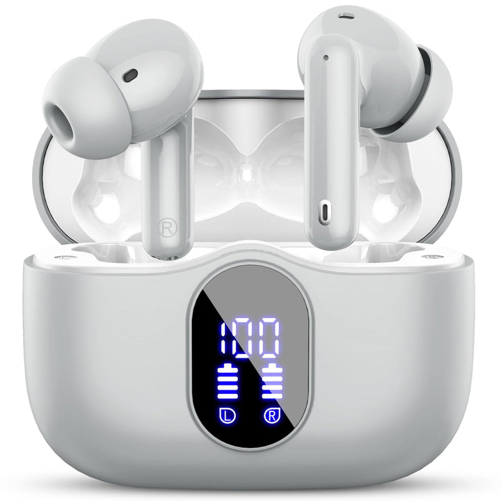 Btootos Bluetooth Kopfhörer, Kopfhörer Kabellos Bluetooth 5.4 Sport In Ear Kopfhörer mit 4 Mikrofon,