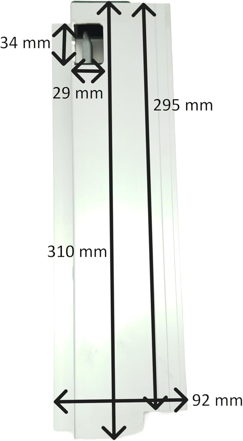 HGW Bordwandverschluss für Anhänger - ALU mit Anschlag 300 mm rechts mit 180° Verschluss