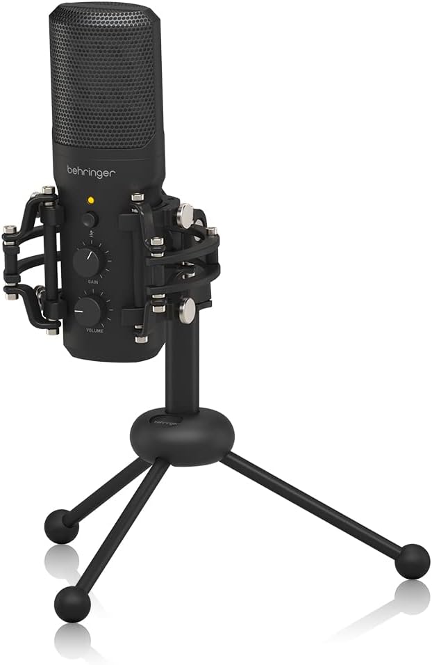 Behringer BU200 Premium-USB-Kondensatormikrofon mit Nierencharakteristik