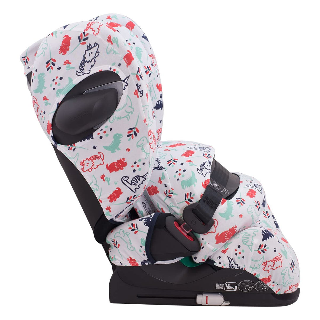 JYOKO KIDS Bezug Kompatibel mit Cybex Pallas G I-SIZE (Bezug Pallas G, DINO PARTY) Bezug Pallas G DI