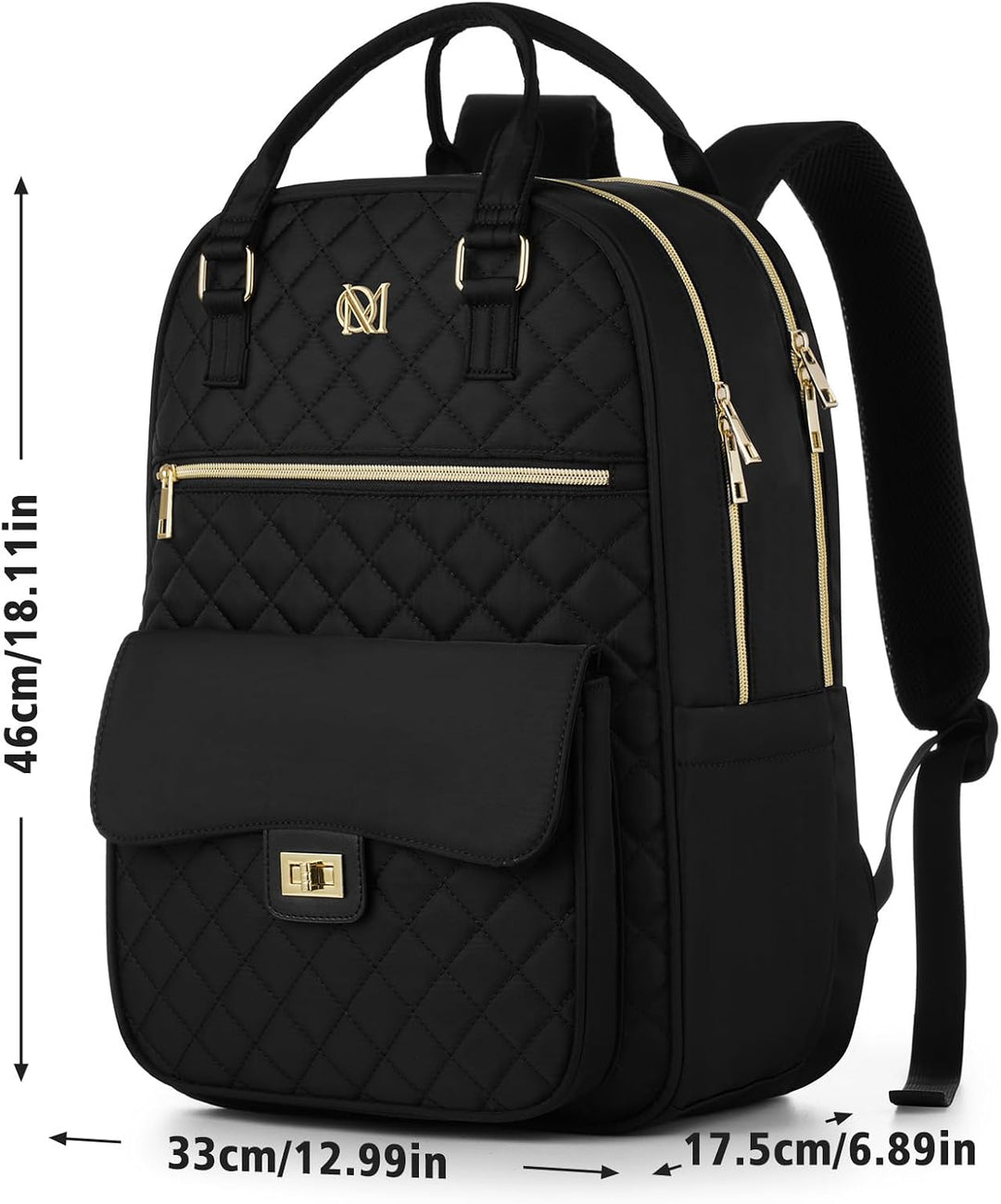 Rucksack Damen Laptoptasche 17,3 Zoll,Schulrucksack Mädchen Teenager Schultasche für Uni Studium,Arb