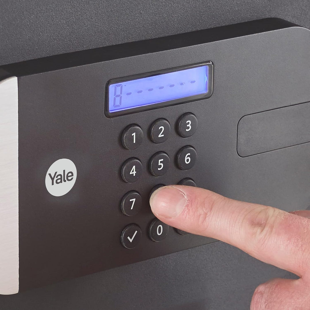 Yale Motorisierter Fingerprint Tresor - Büro - YSFM/400/EG1 - Höchste Sicherheit - Schwarz
