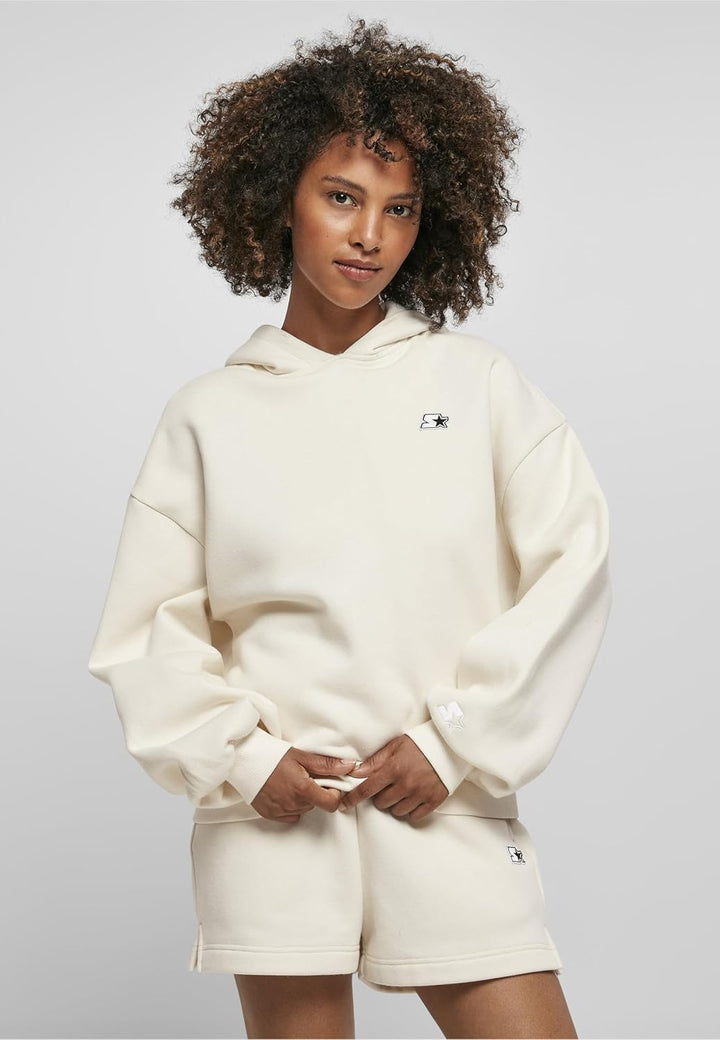 STARTER BLACK LABEL Damen Ladies Starter Essential Oversized Hoody XS Grosse Grössen Palewhite, XS G