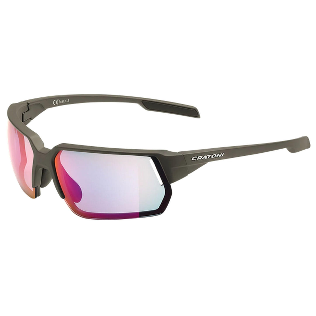 Cratoni Unisex C-ice Nxt Fahrradbrille Einheitsgrösse Coffee Matt, Glas Klar, Plasma Verspiegelt, Ei